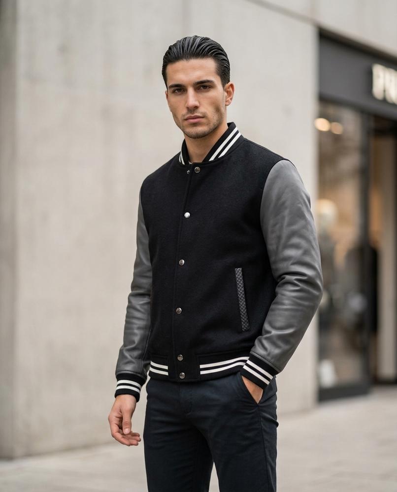 Statement Street - Zaser | Geknöpft Strukturiert Jacke Herren