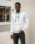 Statement Street - Lydar | Kontrastgesteppt Bestickt Hoodie Unisex