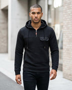 Statement Street - Alnor | Gesteppt Tailliert Hoodie Herren