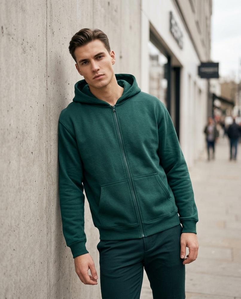 Statement Street - Visin | Unifarbener Langärmliger Hoodie Unisex