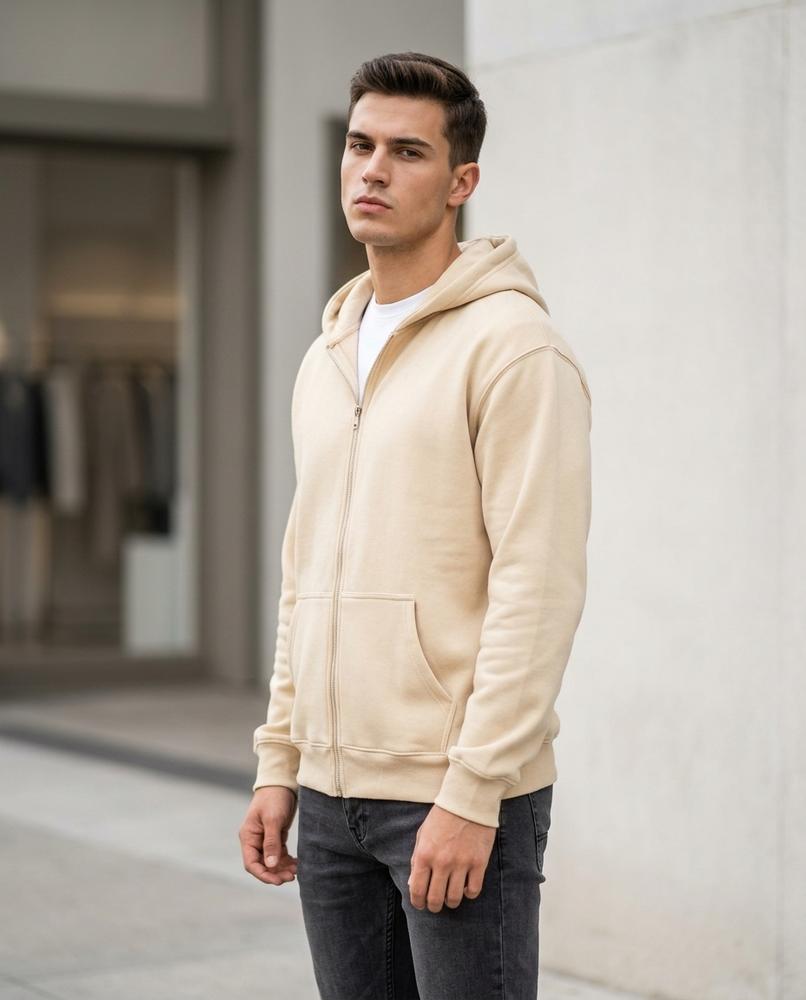 Statement Street - Visin | Unifarbener Langärmliger Hoodie Unisex