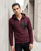 Statement Street - Alnor | Gesteppt Tailliert Hoodie Herren