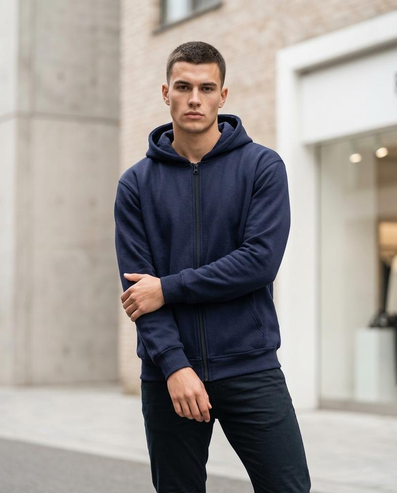 Statement Street - Visin | Unifarbener Langärmliger Hoodie Unisex