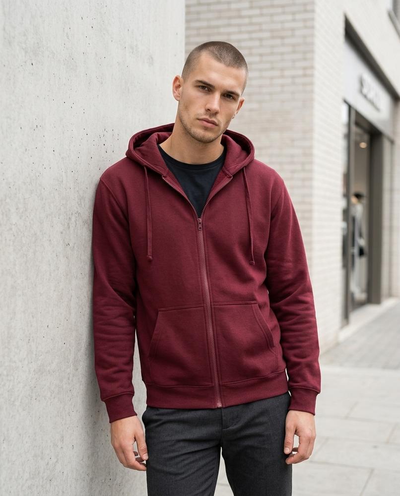Statement Street - Visin | Unifarbener Langärmliger Hoodie Unisex