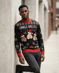 Statement Street - Zewid | Gemustert Langärmlig Pullover Herren