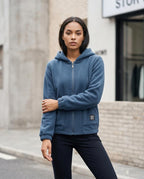 Statement Street - Mimor | Kapuzen Fleece Jacke Damen