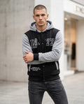 Statement Street - Senor | Zweifarbig Geknöpft Hoodie Herren