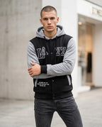 Statement Street - Senor | Zweifarbig Geknöpft Hoodie Herren