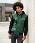 Statement Street - Senor | Zweifarbig Geknöpft Hoodie Herren