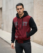 Statement Street - Senor | Zweifarbig Geknöpft Hoodie Herren