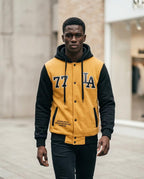 Statement Street - Senor | Zweifarbig Geknöpft Hoodie Herren