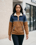 Statement Street - Yosan | Gefütterter Zweifarbiger Pullover Damen