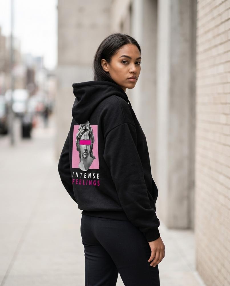 Statement Street - Lyvel | Langärmliger Bedruckter Hoodie Unisex