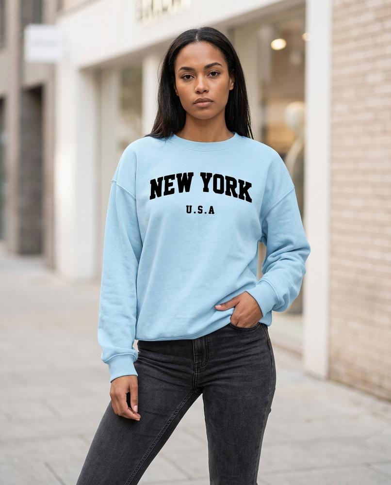 Statement Street - Niver | Langärmlig Bedruckt Sweatshirt Unisex