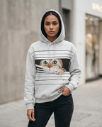 Statement Street - Ratir | Gestreift Langärmlig Hoodie Damen