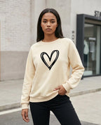 Statement Street - Nilin | Bedrucktes Langärmliges Sweatshirt Damen