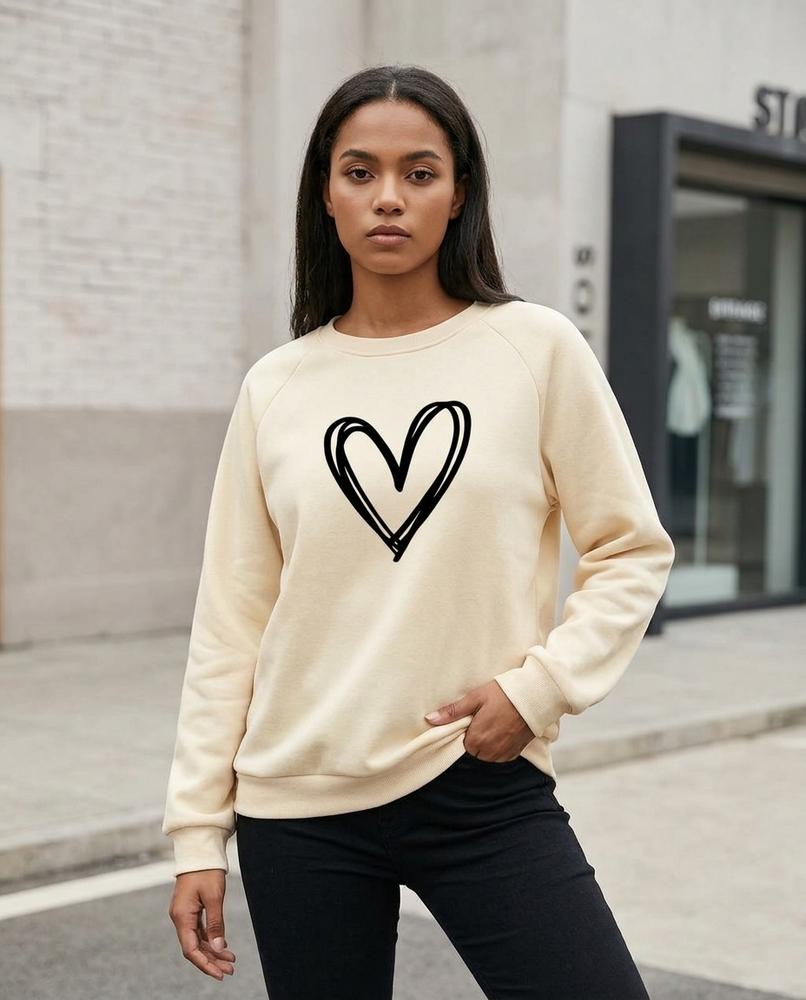 Statement Street - Nilin | Bedrucktes Langärmliges Sweatshirt Damen