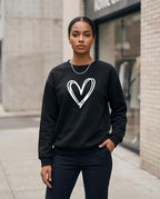 Statement Street - Nilin | Bedrucktes Langärmliges Sweatshirt Damen