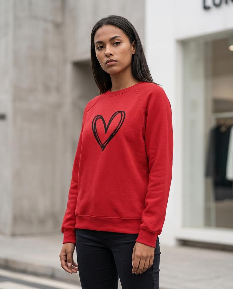 Statement Street - Nilin | Bedrucktes Langärmliges Sweatshirt Damen
