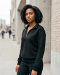 Statement Street - Sarev | Gesteppt Gezipft Sweatshirt Damen