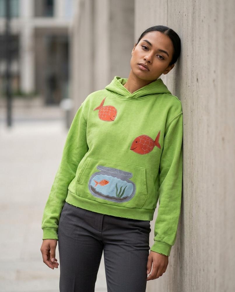 Statement Street - Selev | Appliziert Langärmlig Hoodie Unisex