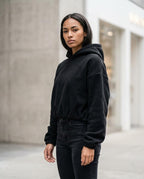 Statement Street - Lyhal | Verkürzt Kastig Hoodie Damen