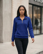 Statement Street - Takar | Strukturiert Langärmlig Sweatshirt Damen