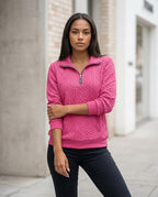 Statement Street - Takar | Strukturiert Langärmlig Sweatshirt Damen