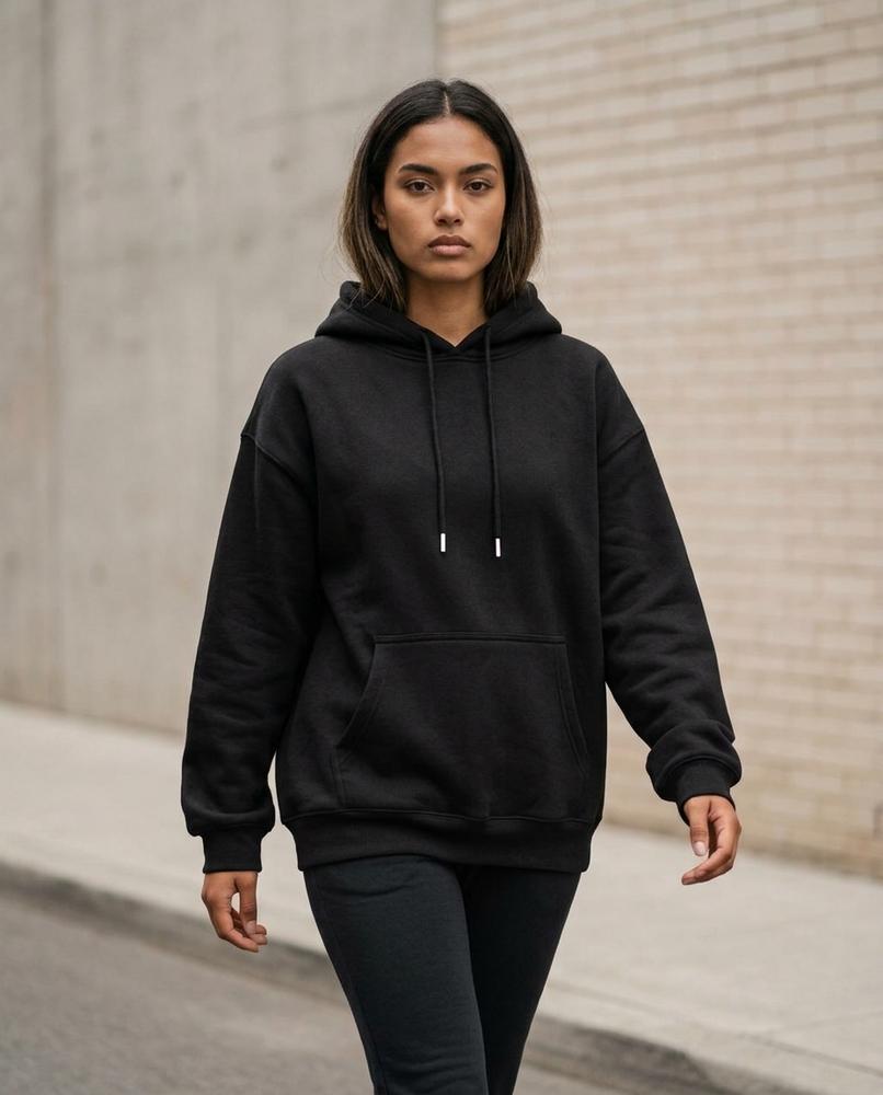 Statement Street - Elmar | Locker Geschnittener Känguru Hoodie Unisex