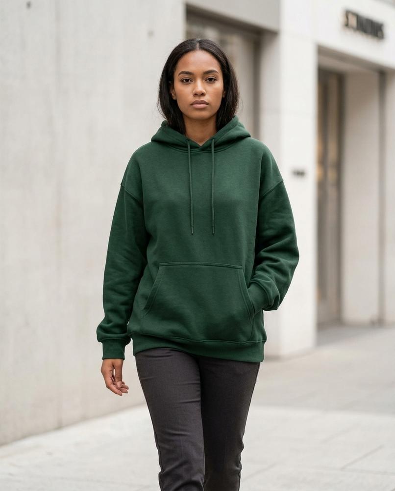 Statement Street - Elmar | Locker Geschnittener Känguru Hoodie Unisex