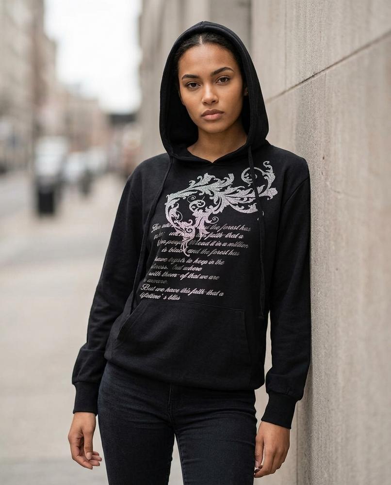 Statement Street - Elnal | Bedruckt Langärmlig Hoodie Damen