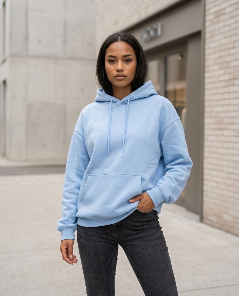 Statement Street - Elmar | Locker Geschnittener Känguru Hoodie Unisex