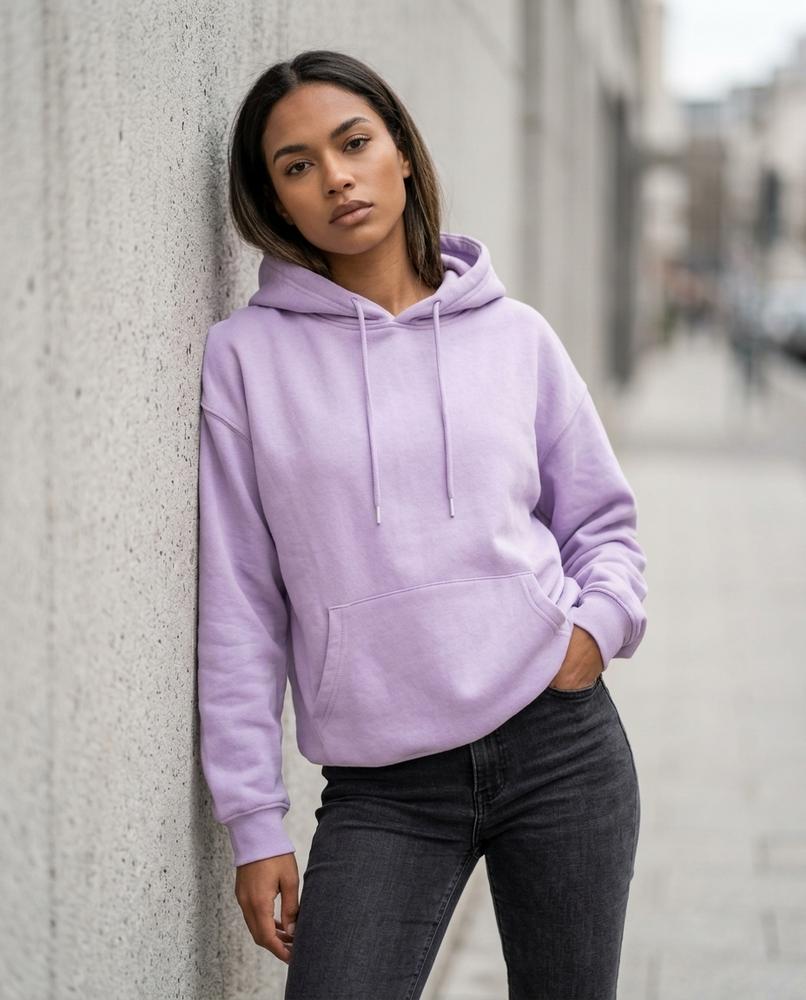 Statement Street - Elmar | Locker Geschnittener Känguru Hoodie Unisex
