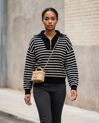 Statement Street - Tamin | Gestreiftes Weit-Geschnittenes Sweatshirt Damen