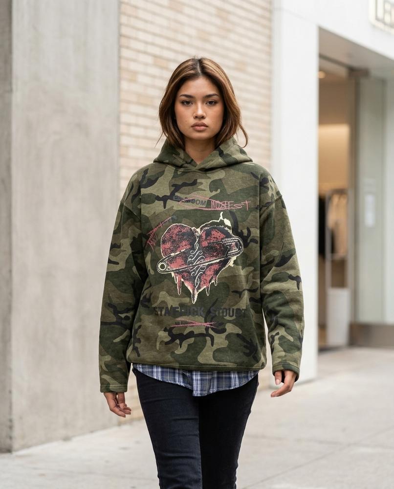 Statement Street - Tiser | Bedruckt Gemustert Hoodie Unisex