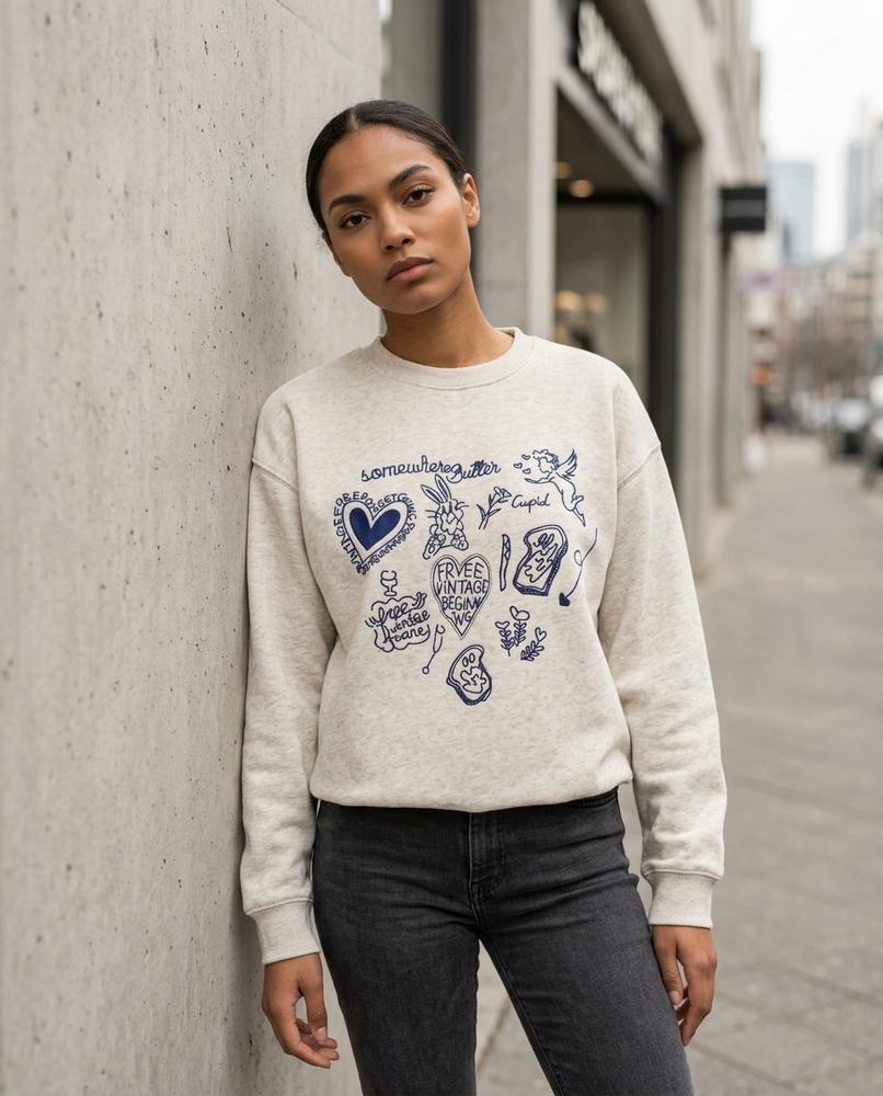 Statement Street - Arrel | Bedrucktes Langärmliges Sweatshirt Unisex