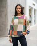 Statement Street - Mamar | Mehrfarbig Strukturiert Pullover Damen