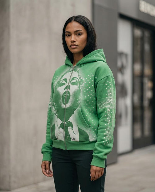 Statement Street - Carel | Bedruckter Langärmliger Hoodie Unisex