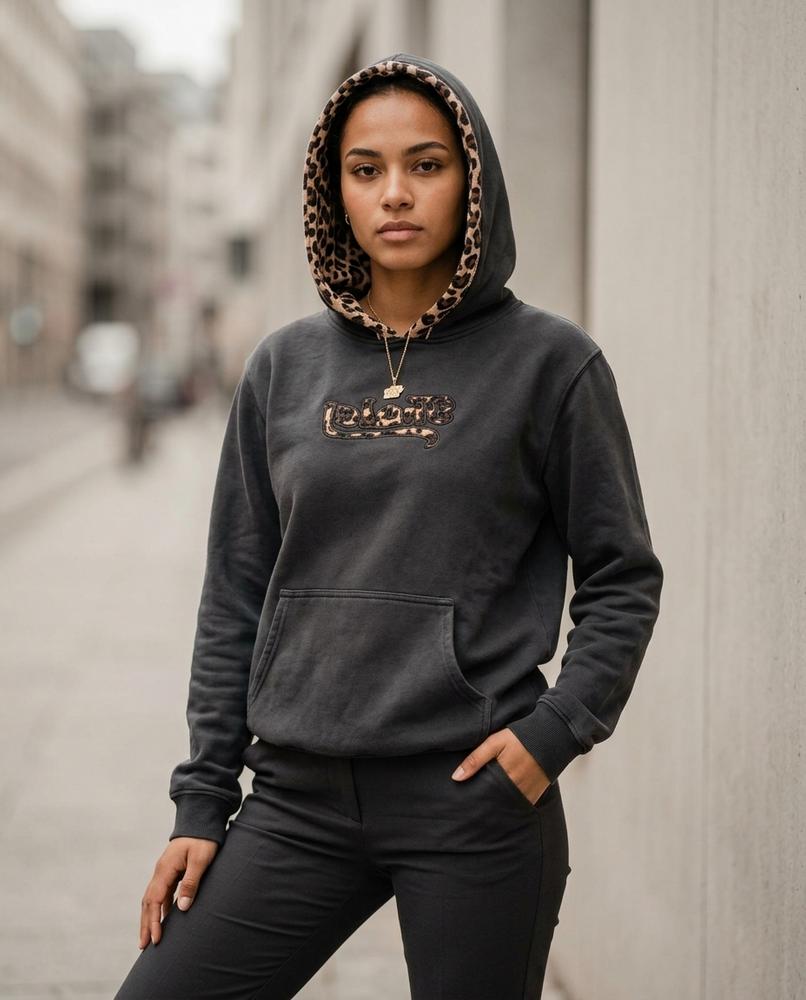 Statement Street - Kasin | Kurzgeschnittener Gemusterter Hoodie Damen