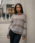 Statement Street - Mamin | Gestreifter Leichter Pullover Unisex