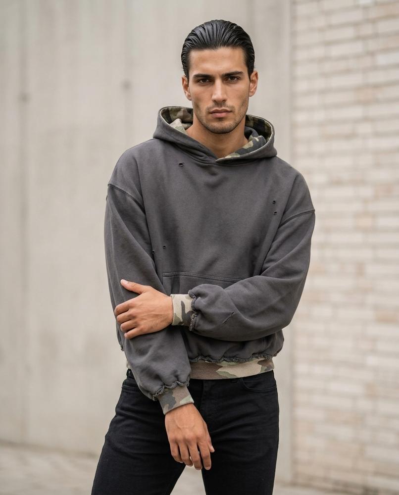 Statement Street - Elver | Lockerer Gewaschener Hoodie Unisex