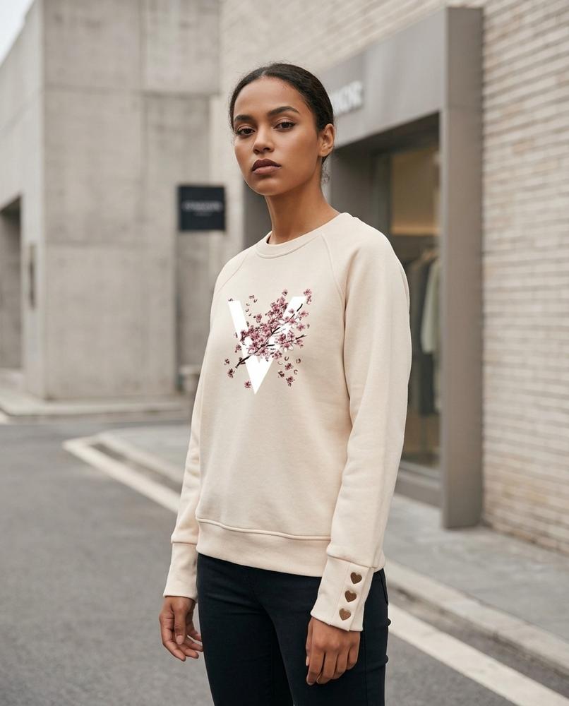 Statement Street - Ramon | Gefüttertes Bedrucktes Sweatshirt Damen