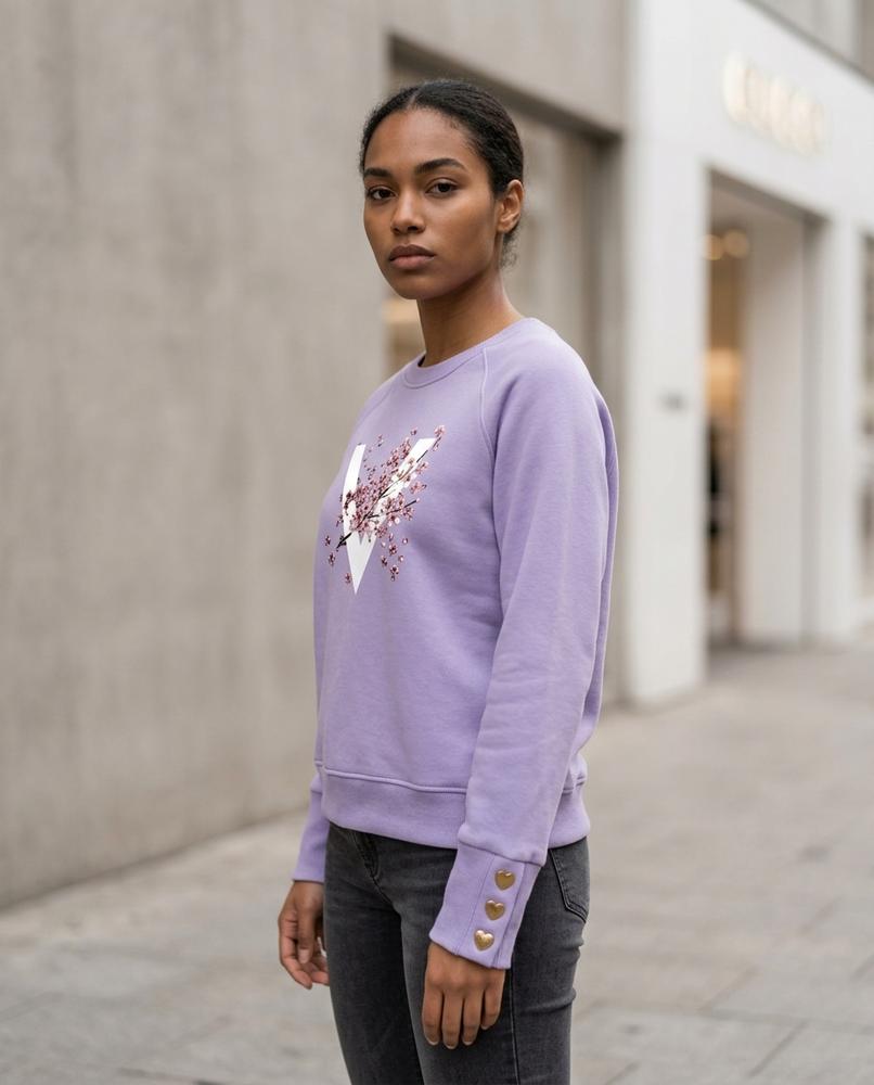 Statement Street - Ramon | Gefüttertes Bedrucktes Sweatshirt Damen