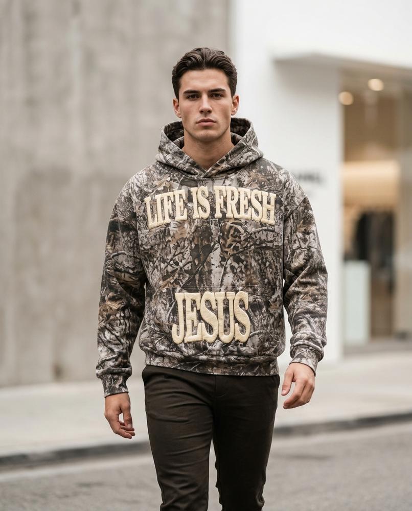 Statement Street - Vasen | Getarnt Strukturiert Hoodie Unisex