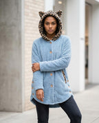 Statement Street - Kamel | Zweifarbiger Geknöpfter Mantel Damen
