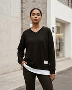 Statement Street - Vesol | Doppellagiger Strick Pullover Damen