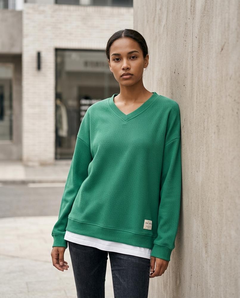 Statement Street - Vesol | Doppellagiger Strick Pullover Damen
