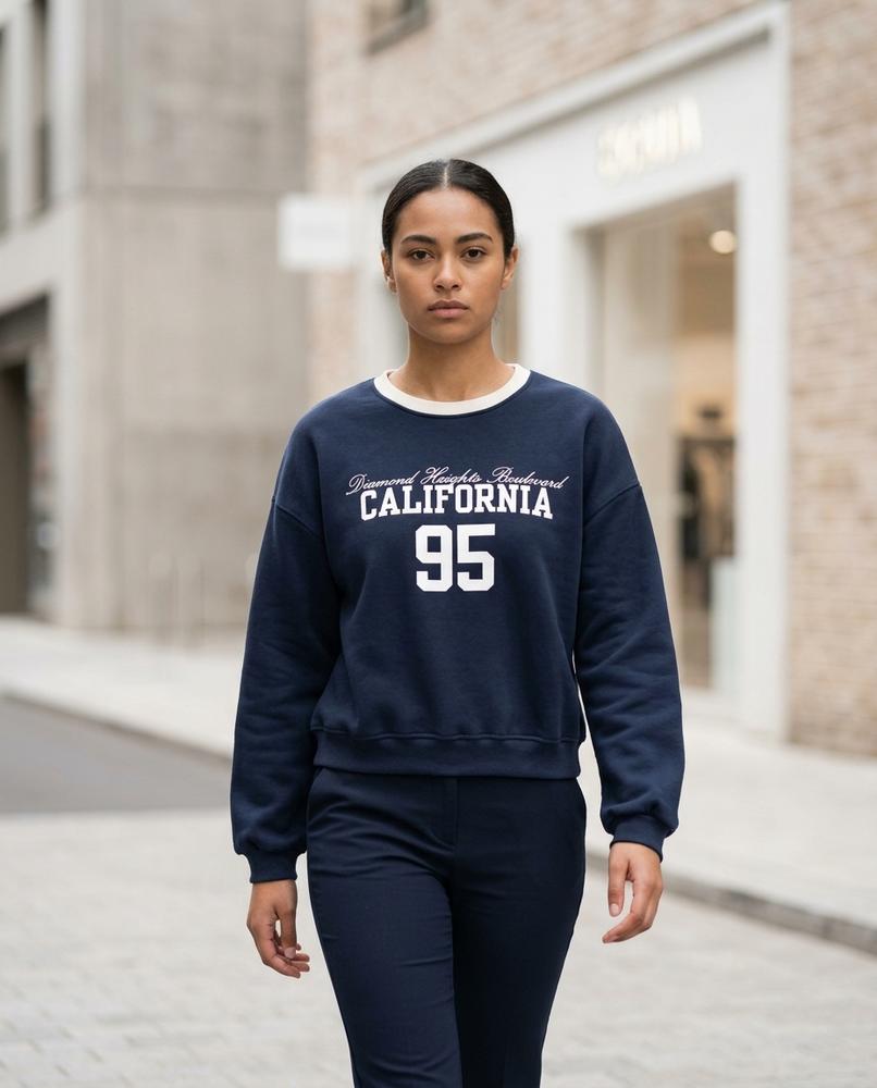 Statement Street - Malan | Langärmliges Bedrucktes Sweatshirt Unisex