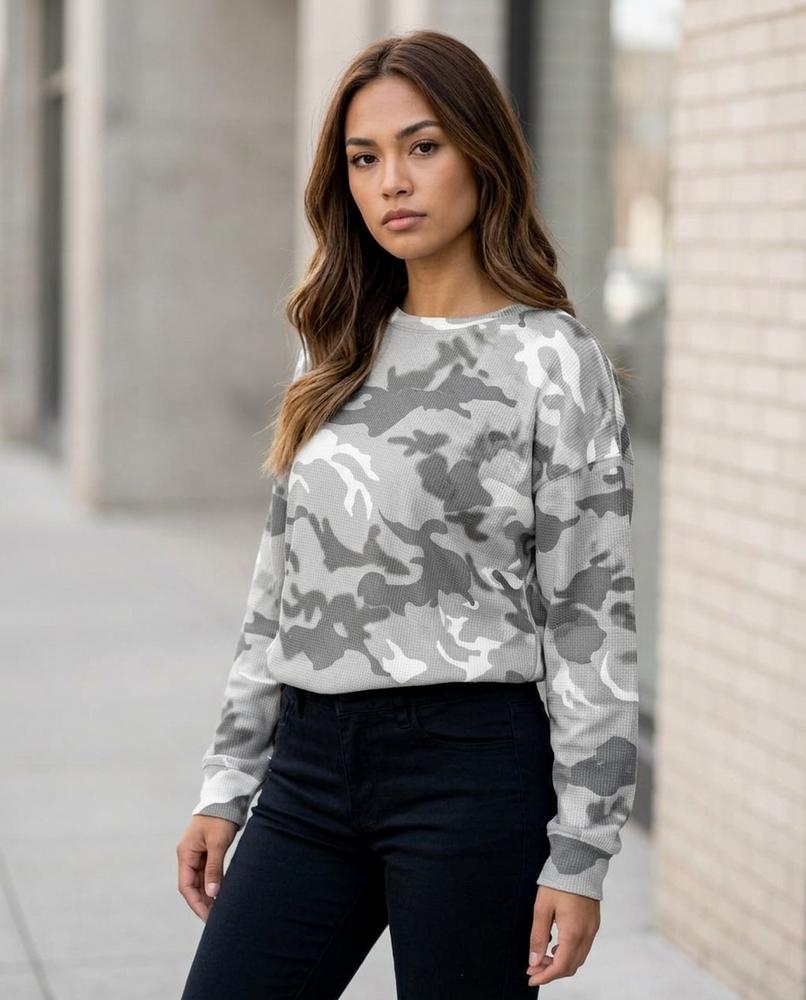 Statement Street - Ramin | Langärmlig Strukturiert Pullover Damen