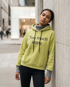 Statement Street - Arsil | Bedruckter Zweifarbiger Hoodie Damen